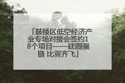 鼓楼区低空经济产业专场对接会签约18个项目——建圈强链 比翼齐飞