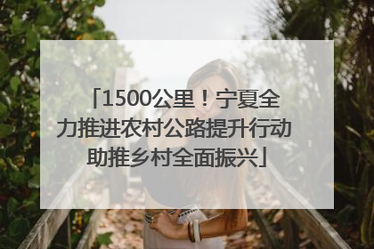 1500公里！宁夏全力推进农村公路提升行动 助推乡村全面振兴