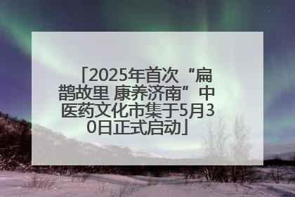 2025年首次“扁鹊故里 康养济南”中医药文化市集于5月30日正式启动