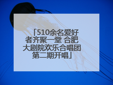 510余名爱好者齐聚一堂 合肥大剧院欢乐合唱团第二期开唱